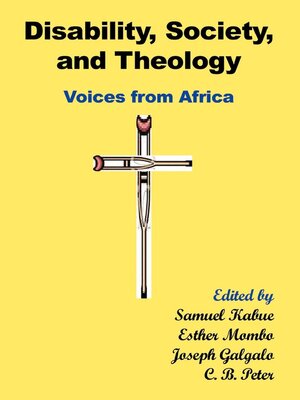 cover image of Disability, Society and Theology